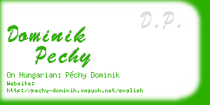 dominik pechy business card